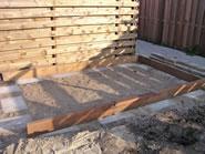 25 april 2005. Het begin van de fundering.