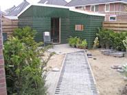 8 augustus 2005. Het pad is bijna af!