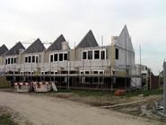 5 september 2003. Steigerwerk gebouwd