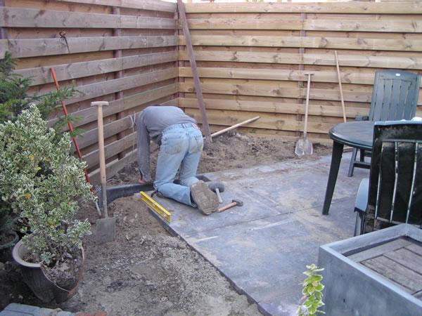 12 augustus 2005. Bijna klaar.